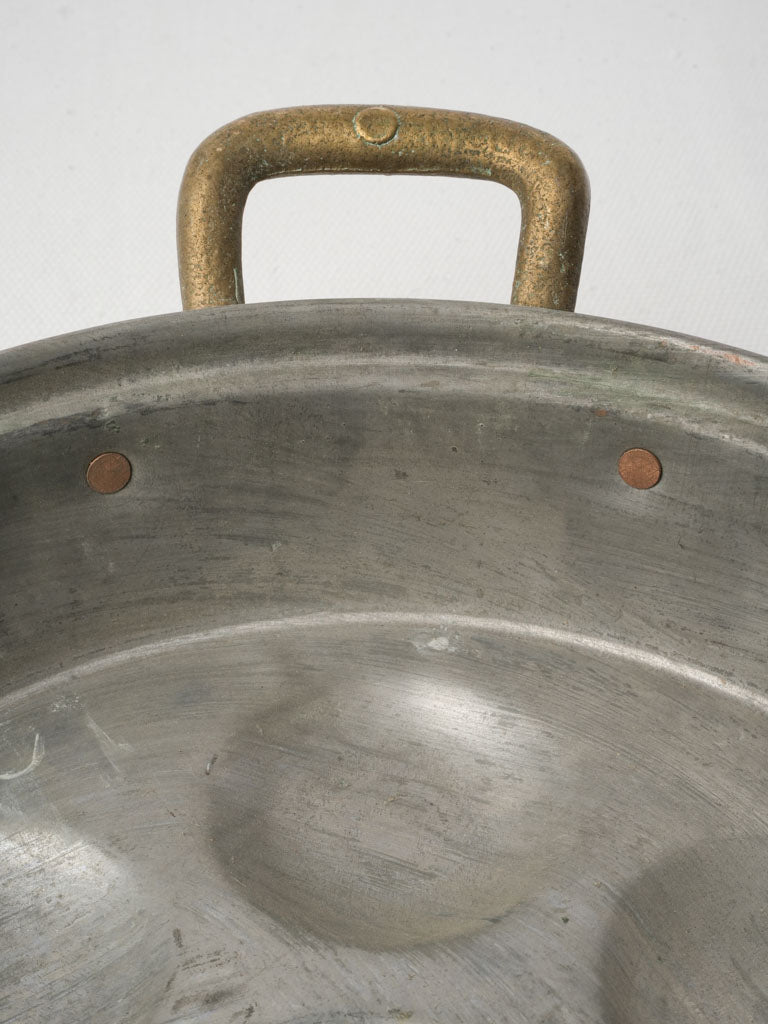 Classic tin-lined poaching dish  