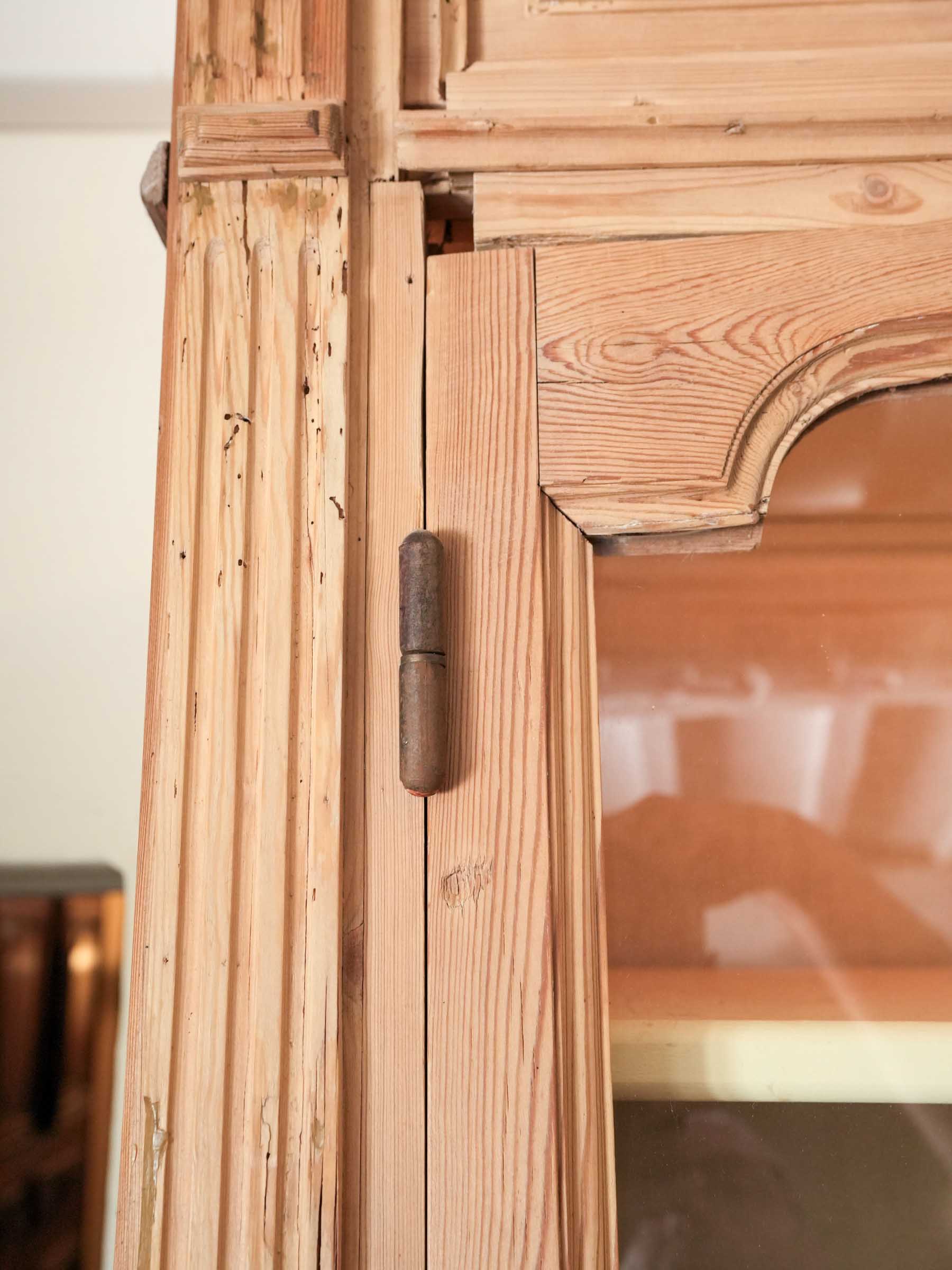 Large 19th century vitrine w/ 6 doors