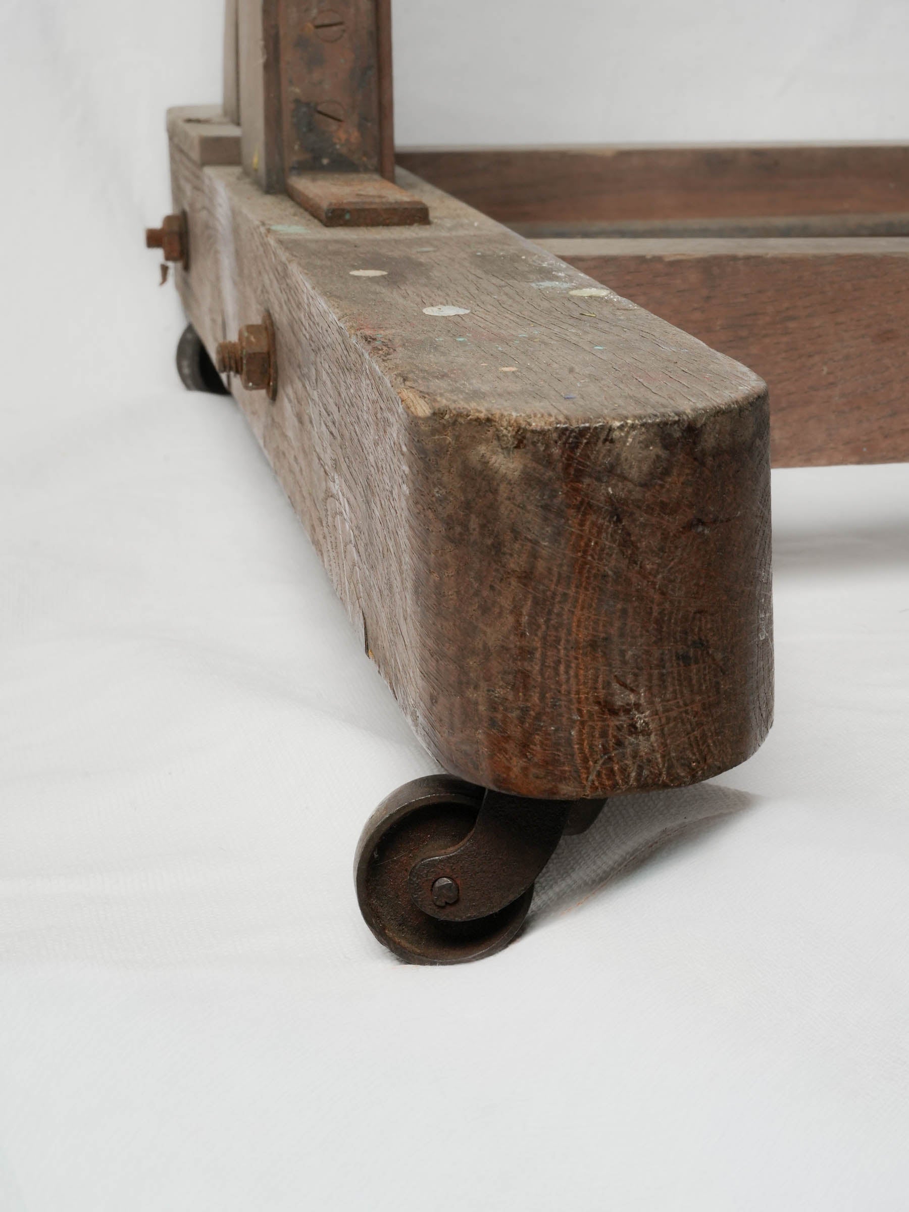 Remarkable 19th Century Artist's Easel w/ Dual Crank Adjustment Mechan