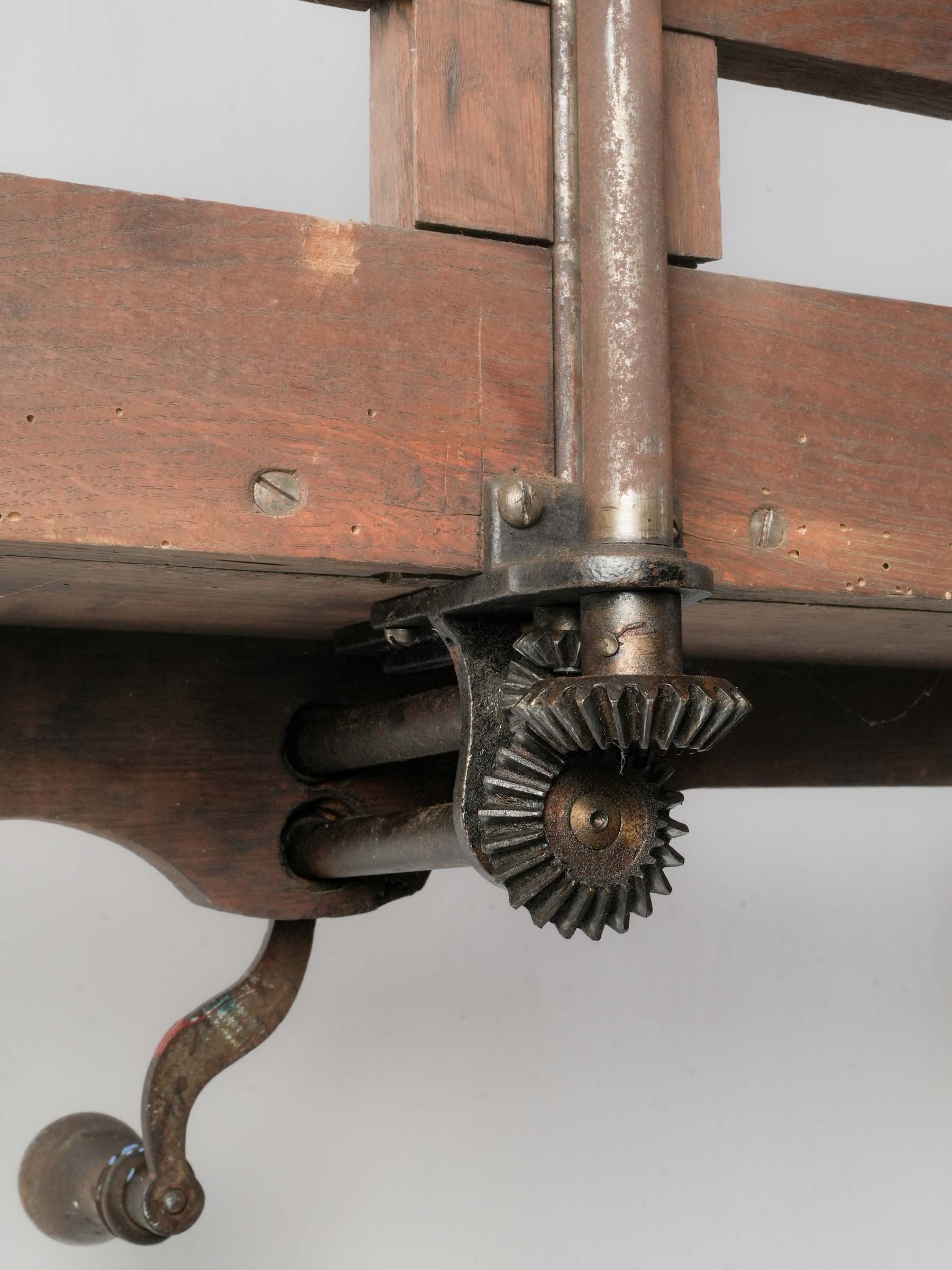 Remarkable 19th Century Artist's Easel w/ Dual Crank Adjustment Mechan