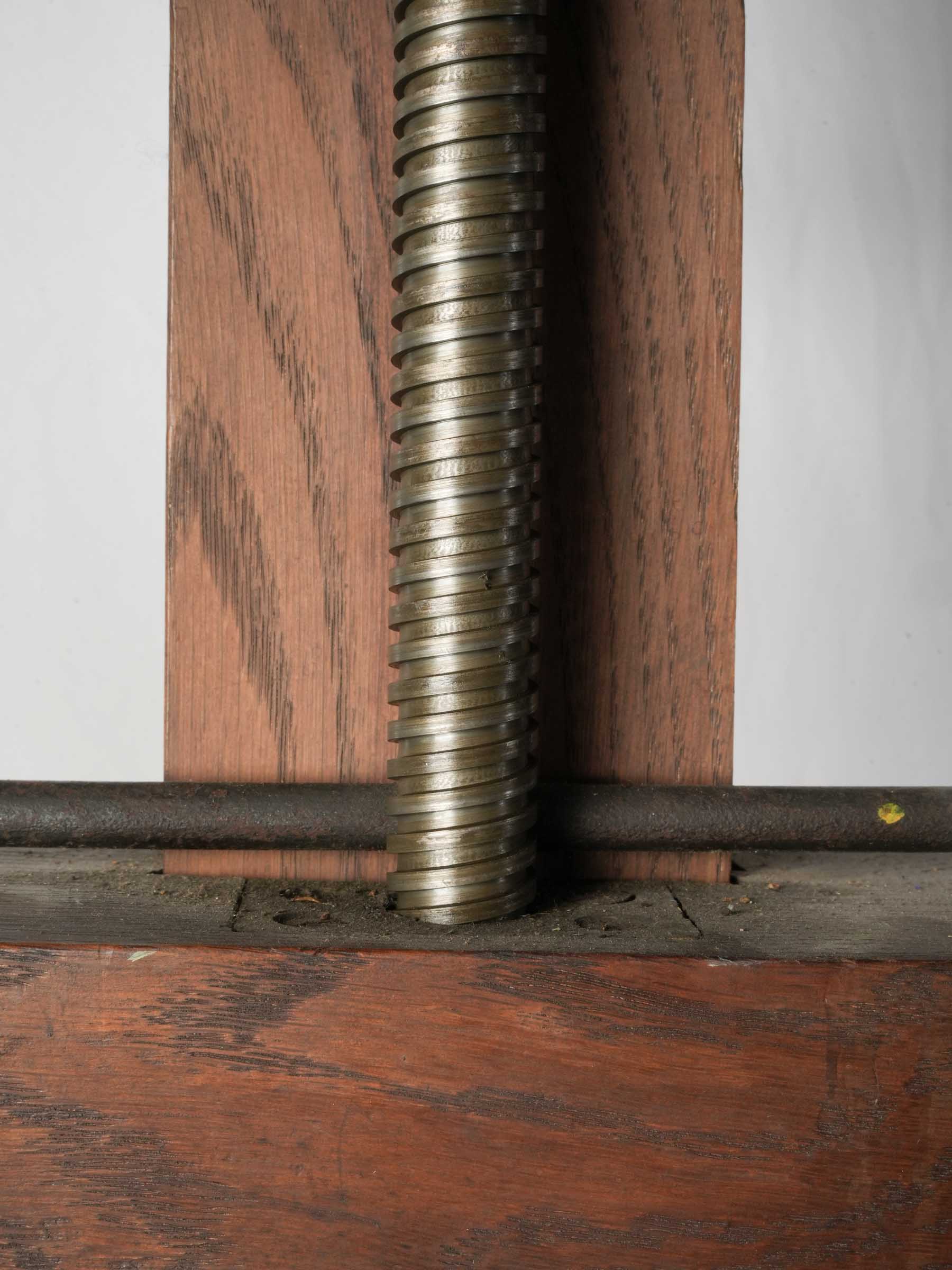 Bohemian oak artist's easel  
