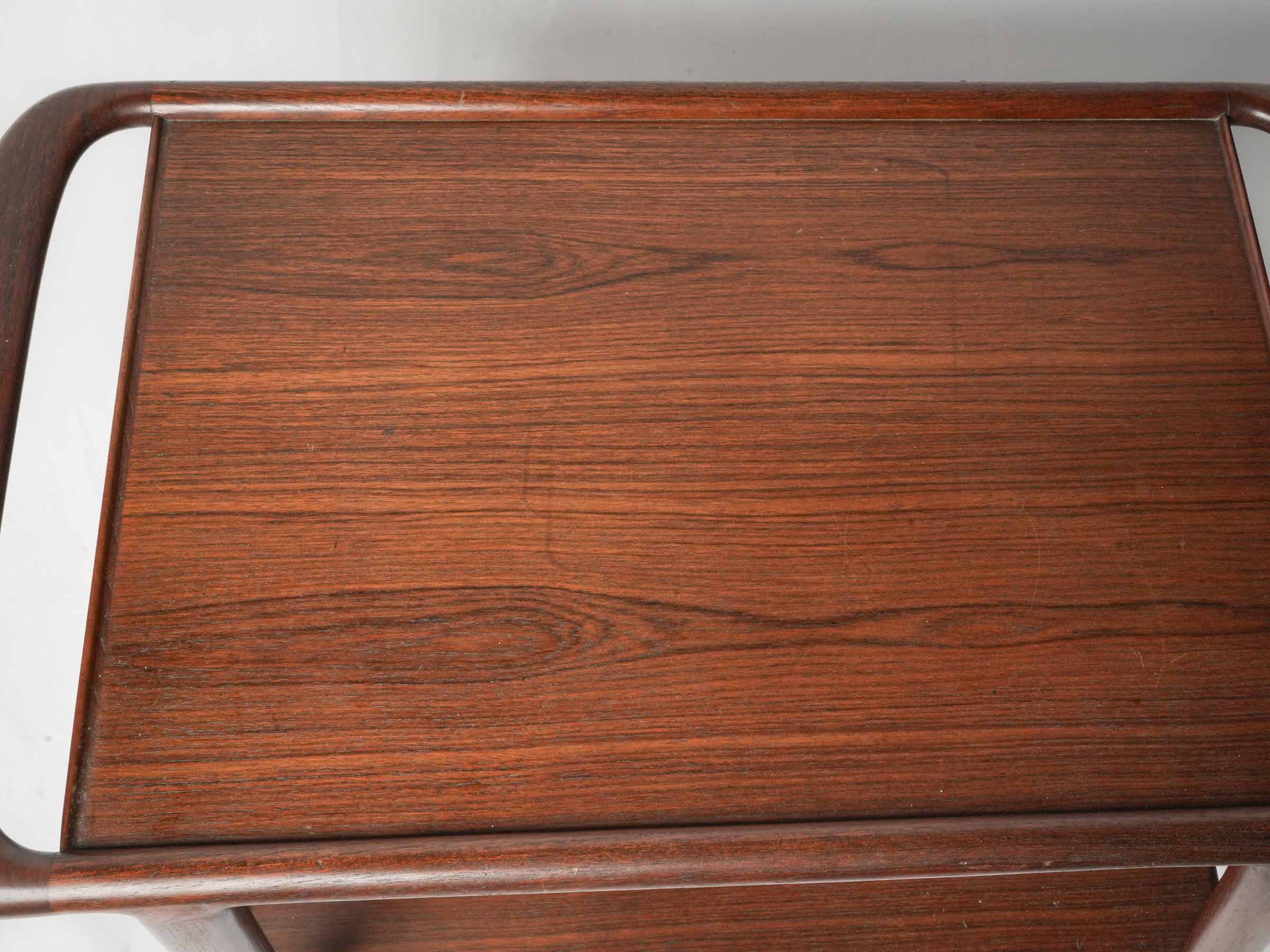 Minimalist 1960s drinks trolley  