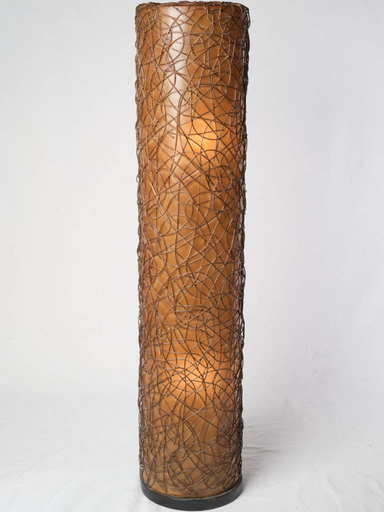Mid-century fiberglass resin lighting fixture  