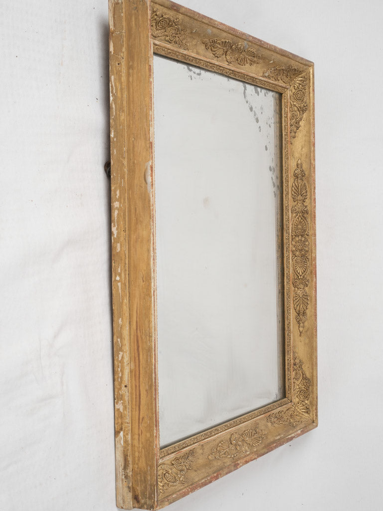 Elegant Empire mirror with foxing signs