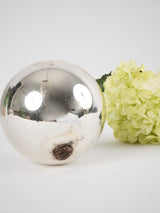 Antique French mercury glass bauble 6"