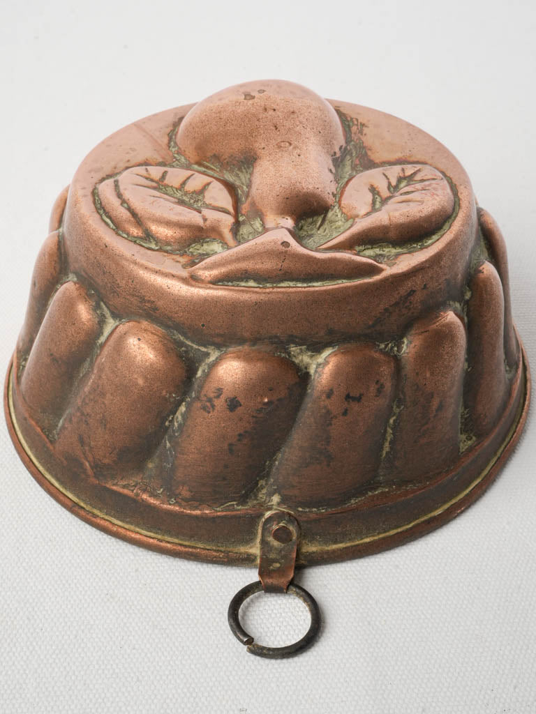Authentic patina copper display piece  