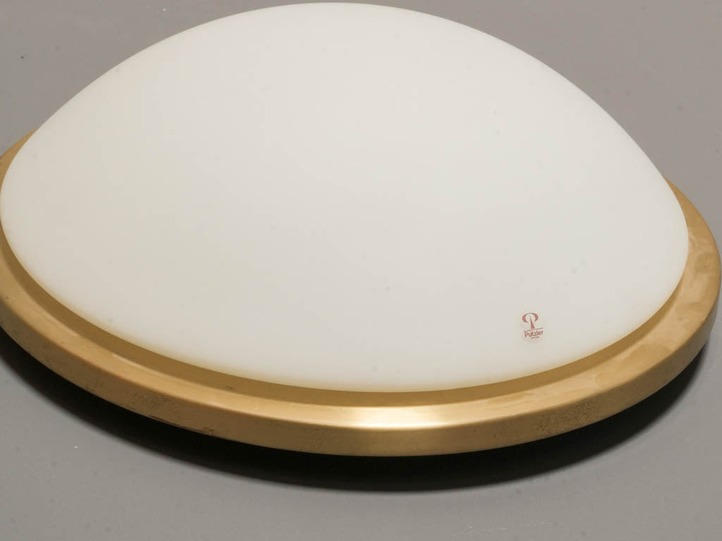 Mid-century brass wall illumination  