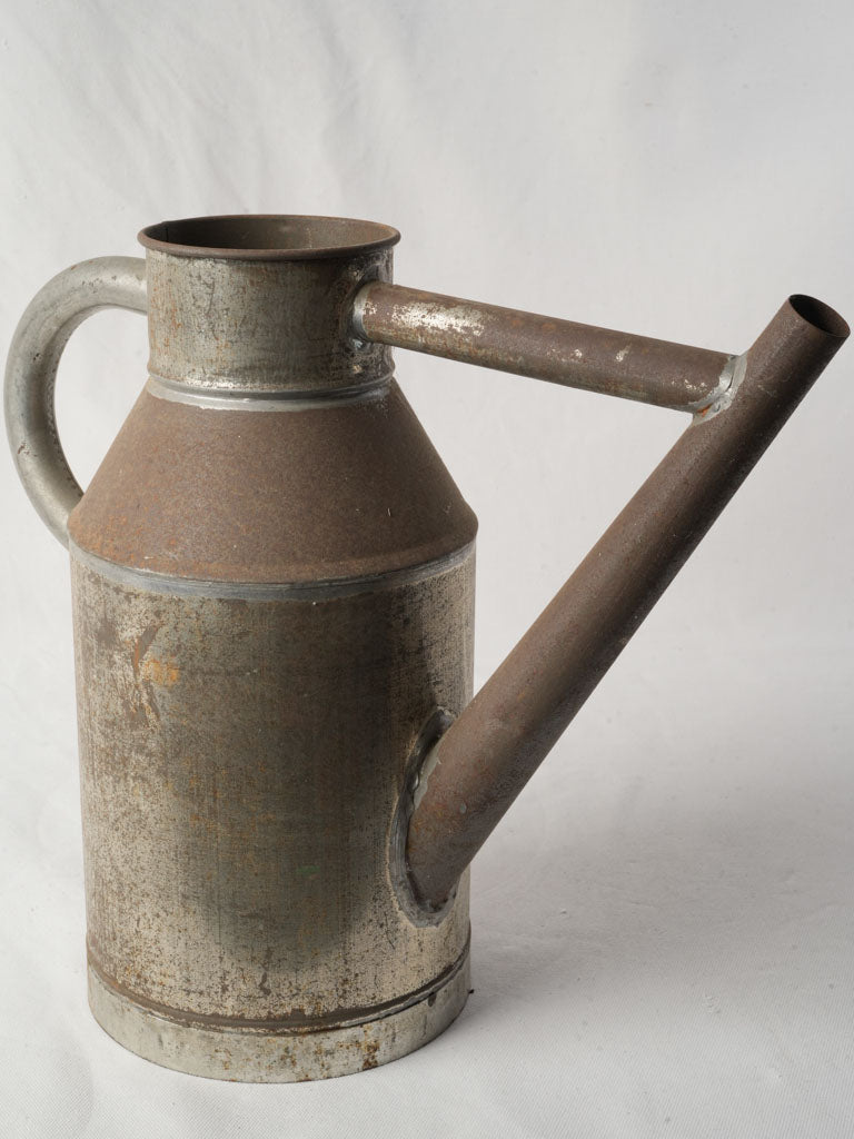 Antique French tinplate watering can  