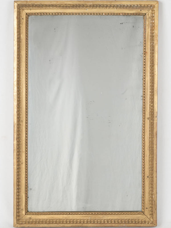 Antique gilded French-style wall mirror