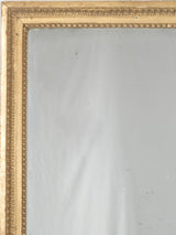 Vintage beaded-detail ornate gilt mirror