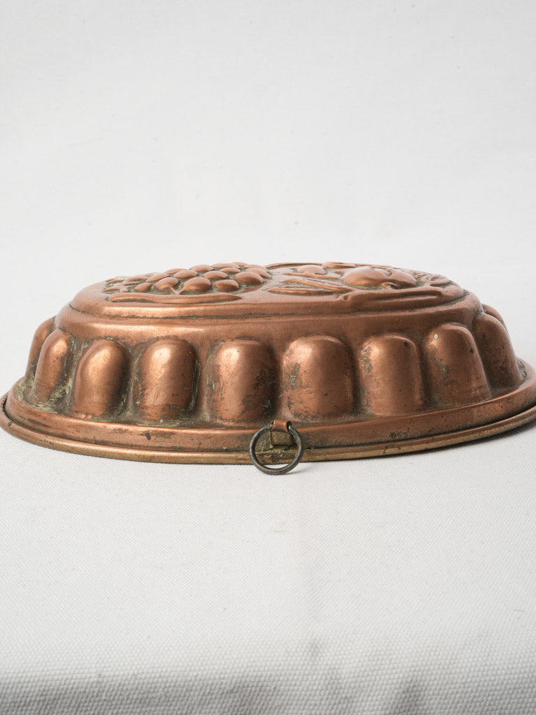 Embossed pomegranate copper mold