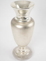 Vintage foxed double-walled glass vase