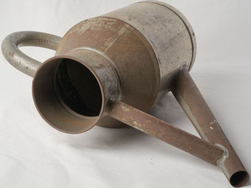 Textured tinplate rustic watering can  