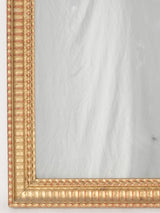 Classic French gold-finished mirror