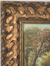 Vintage bronze-finished Rennes frame artwork