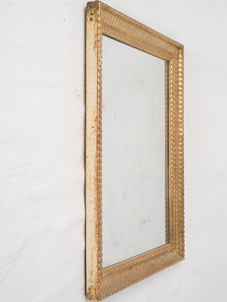 Ornamental gilded wooden frame mirror