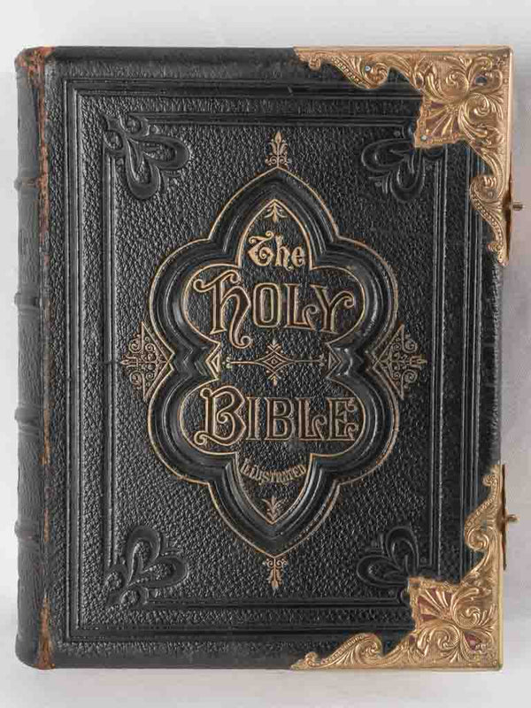 Gilded nineteenth-century religious scripture