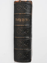 19th century English family bible 13"