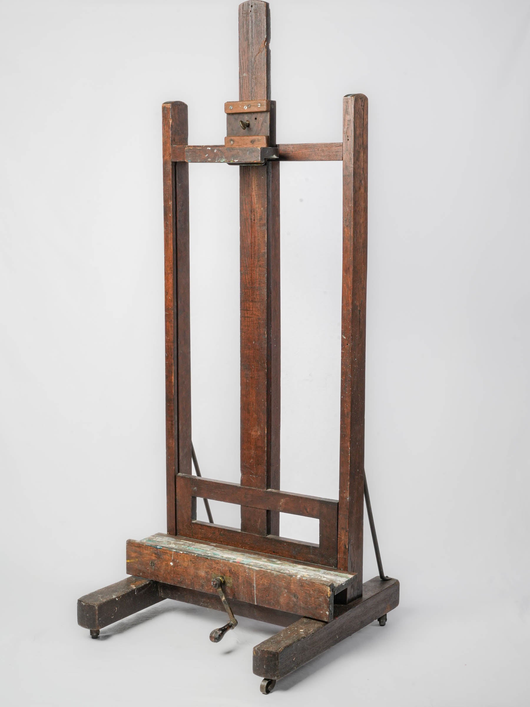 Antique oak artist's easel