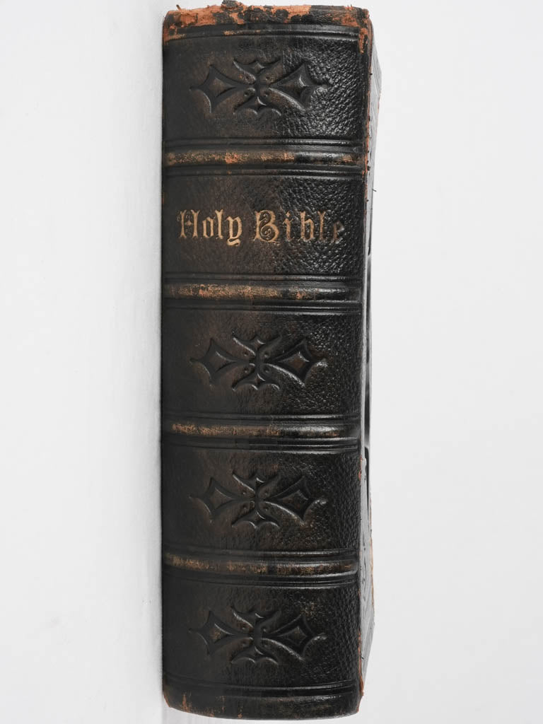 19th century English family bible 13"