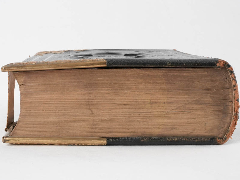 19th century English family bible 13"