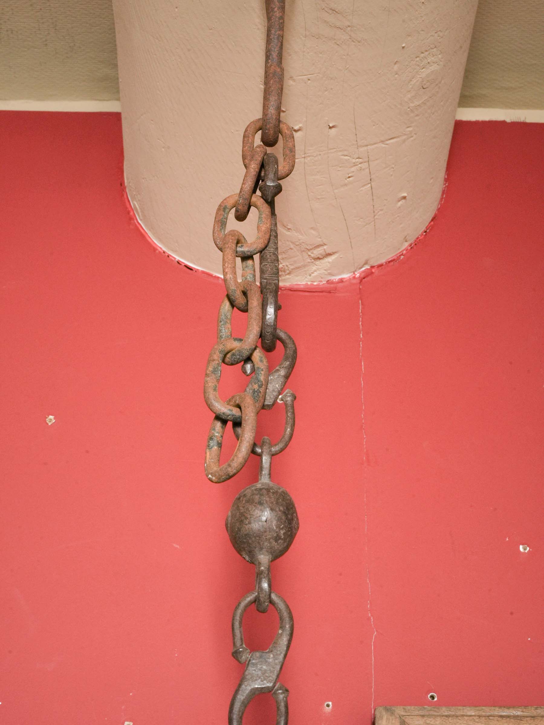 Remarkable Breton Folk Art Hanging Cutlery Holder, Late 19th Century - 28" x 13¾"