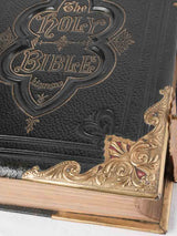 19th century English family bible 13"