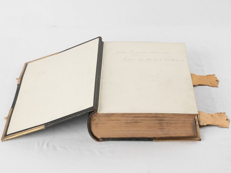 19th century English family bible 13"