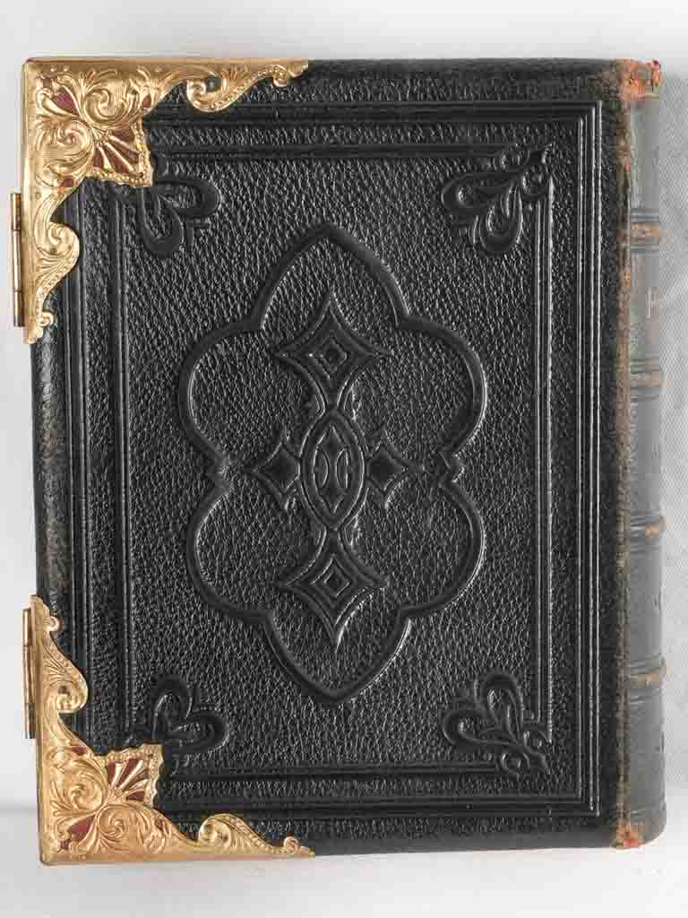 19th century English family bible 13"