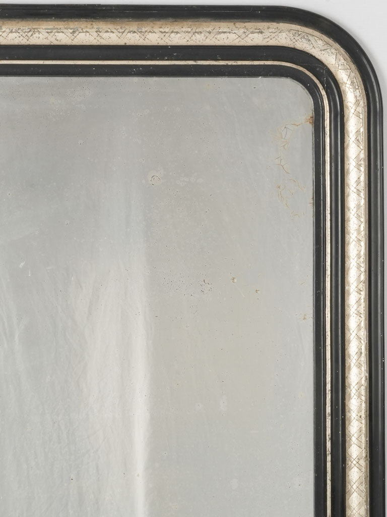 Classic etched ornate wall mirror