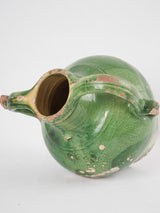 Green Antique French Orjol Cruche - medium 12¼"