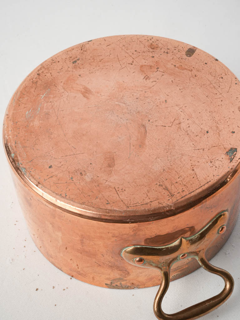 Historic French copper cooking pot