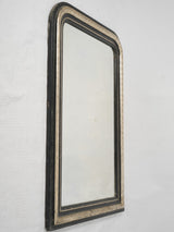 Historical black-etched antique mirror