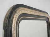 Luxurious silver-finished French mirror