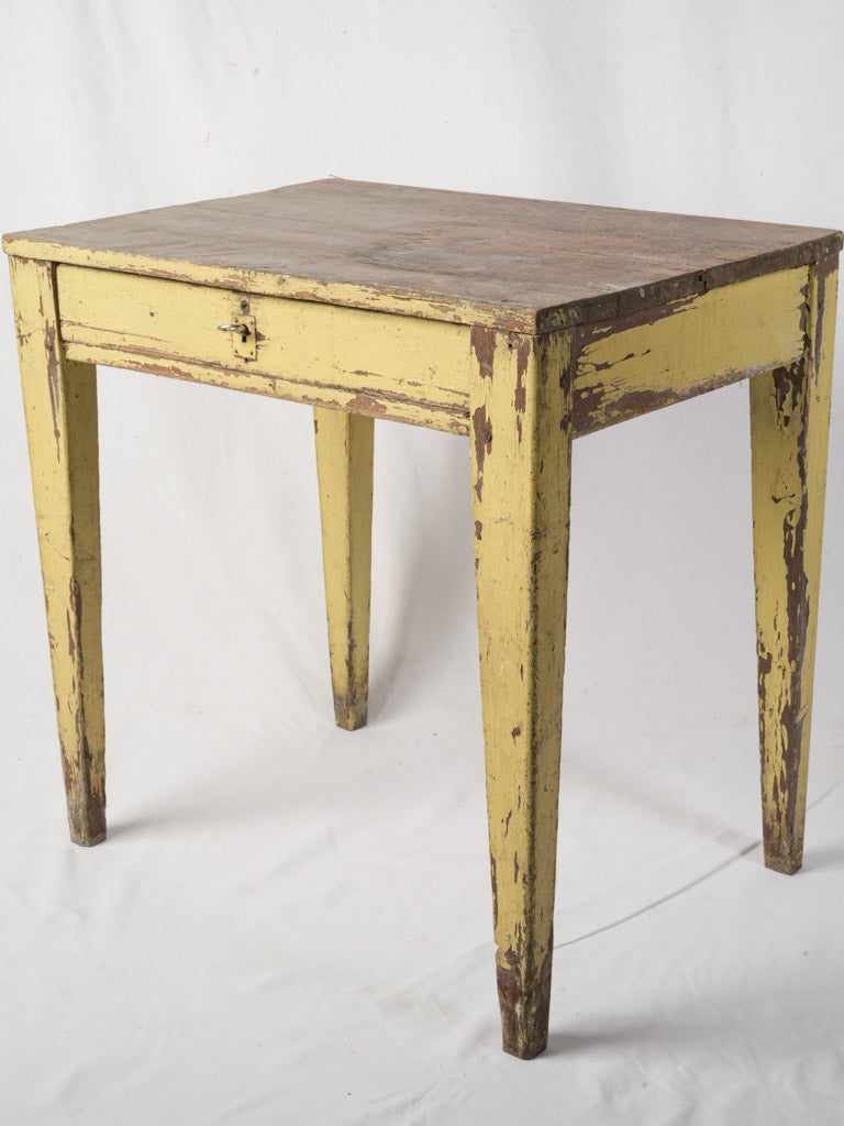 Rustic antique French wooden desk  