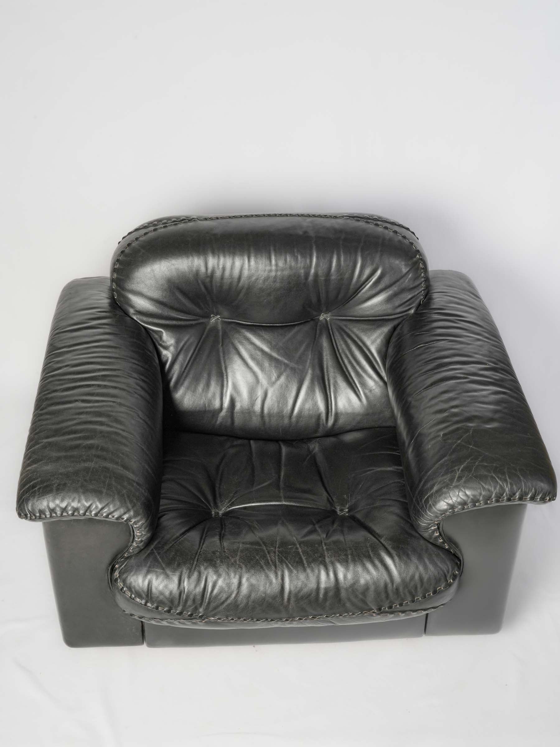 High-end European leather furniture chairs  