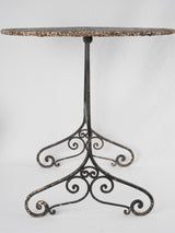 French clover-design garden table