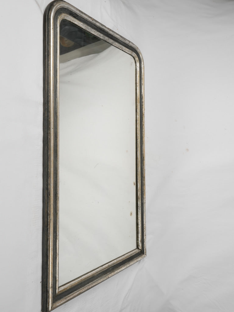 Opulent 1840s silver gilt mirror