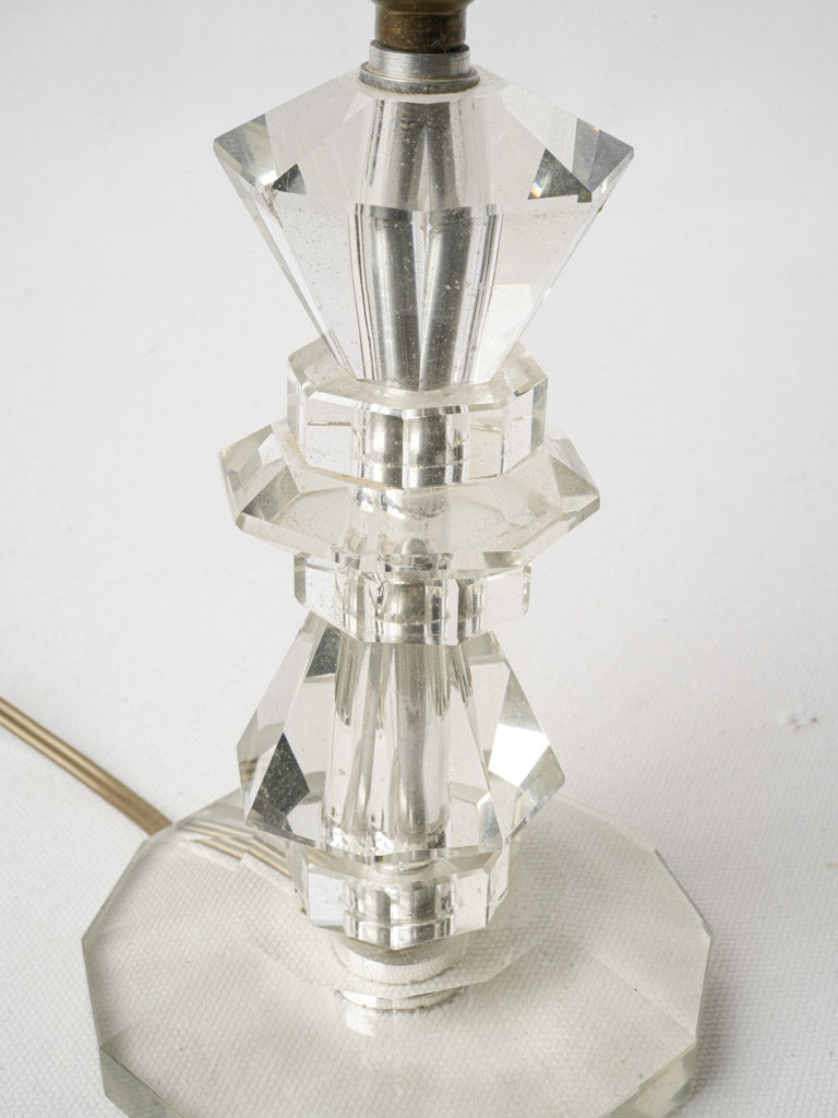 Glamorous European crystal lamp