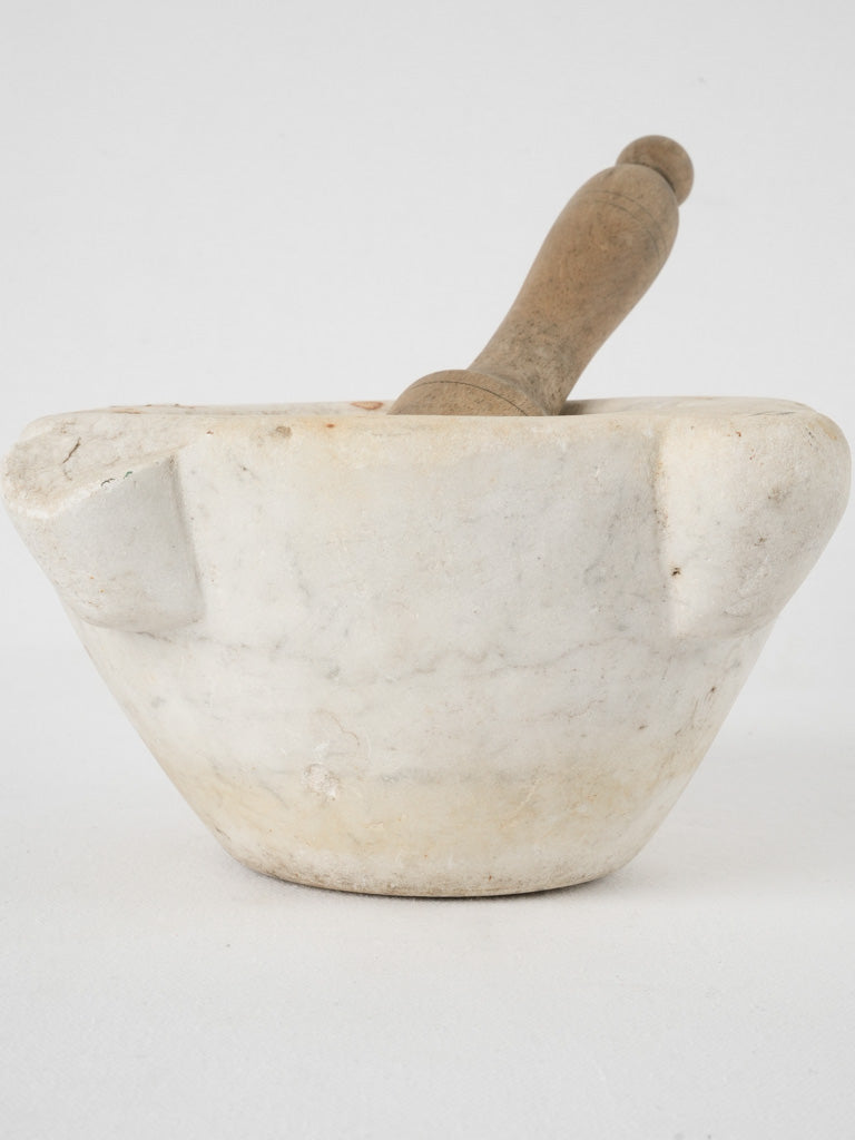 Rare Italian Carrara marble kitchenware