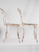 Elegant wrought iron outdoor furniture