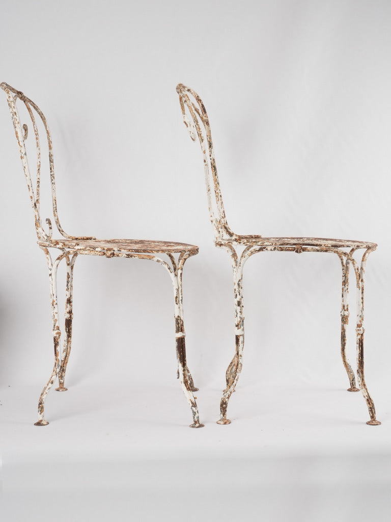 Elegant wrought iron outdoor furniture