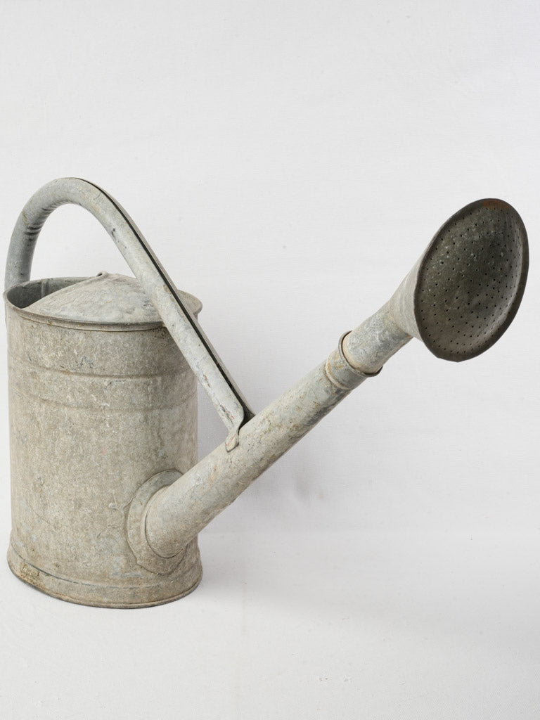Rustic patina metal flower vase  