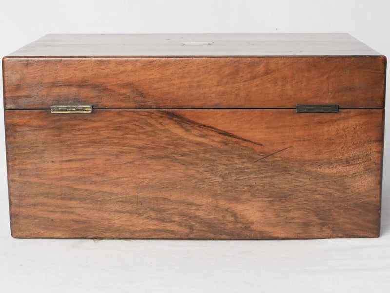 19th century English writing slope box 6"