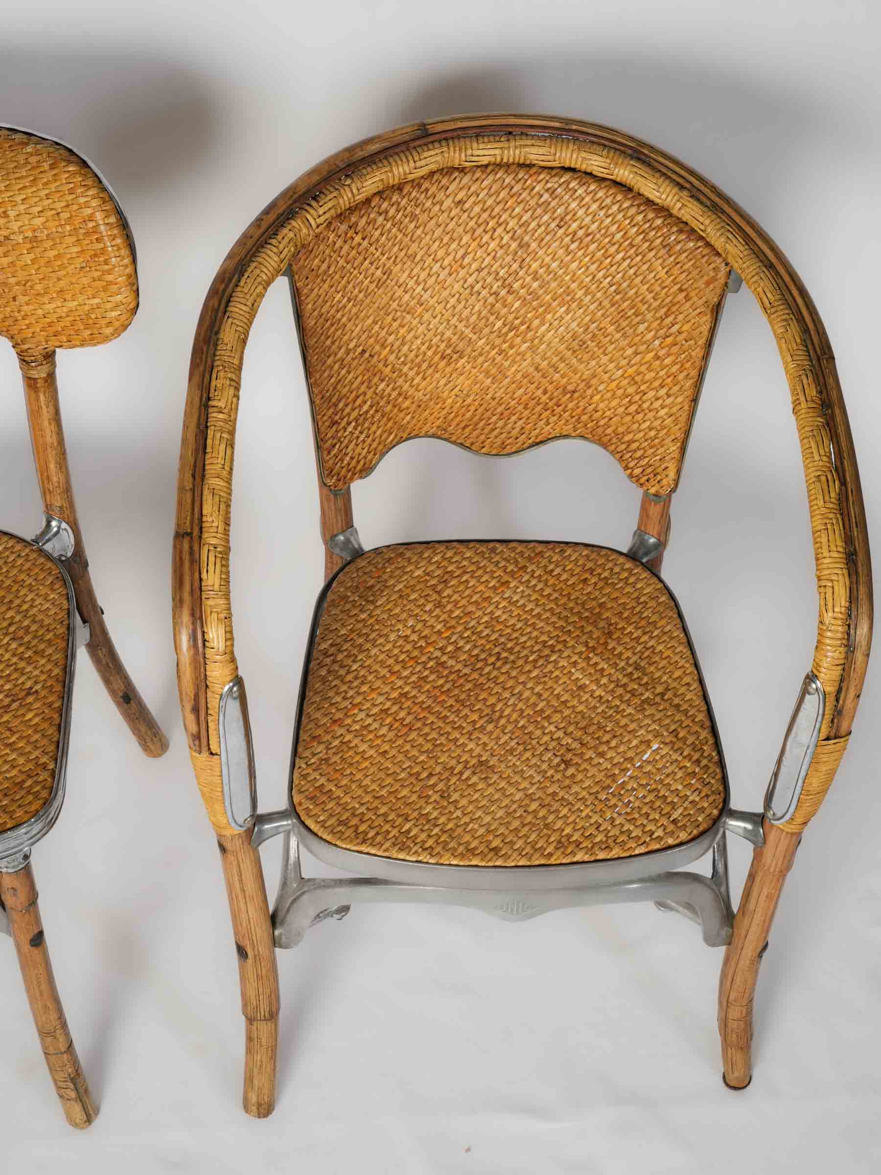 Authentic patina French bistro set  