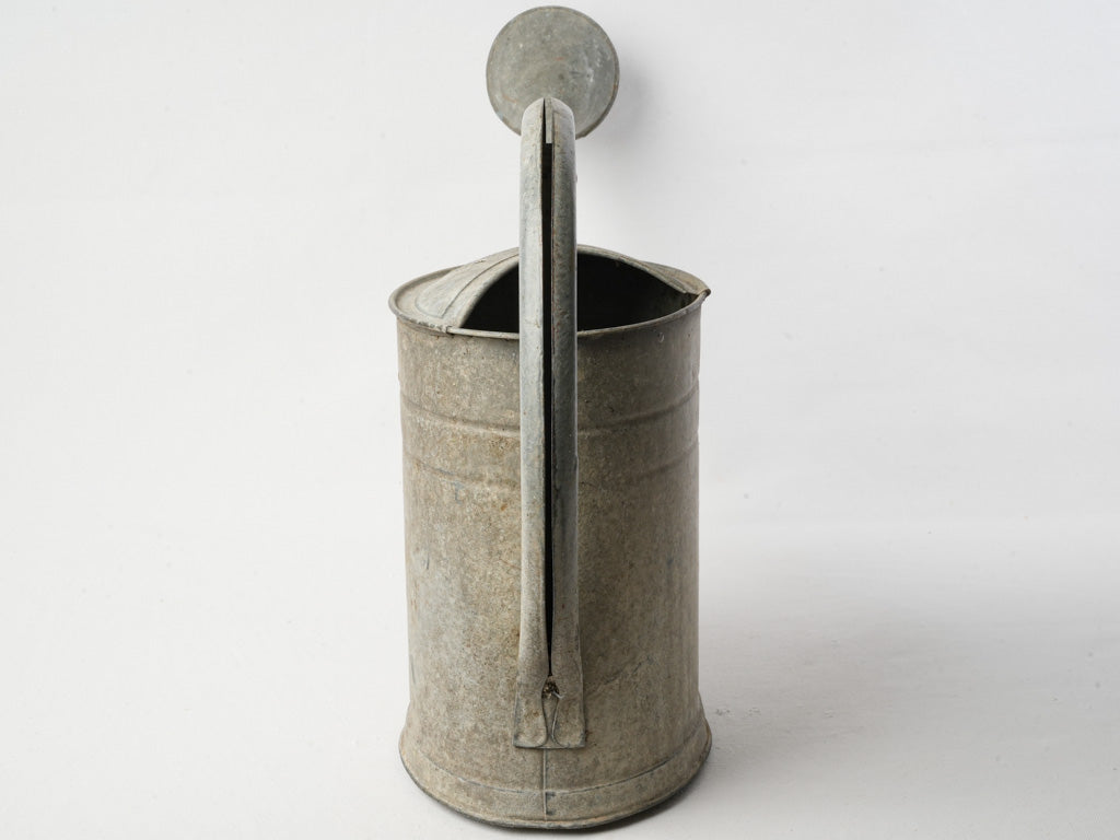 Utilitarian aesthetic zinc water can  