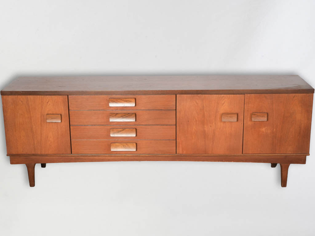 Tapered legs oak sideboard