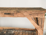 Time-worn sturdy French dining table
