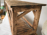 Classic rustic French kitchen table