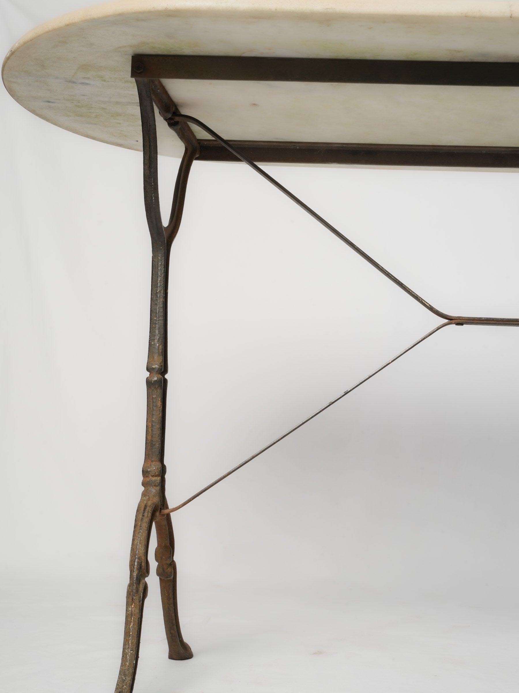 Refined traditional-interior bistro table  